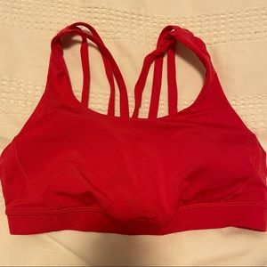 Lululemon pink sports bra